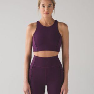 lululemon Simply Bare Bra: Darkest Magenta